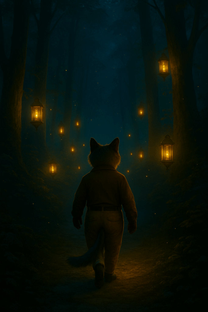 Then, one by one, lanterns lit up in the darkness.
They floated gently above the path, glowing like stars that had fallen to earth.
BongBong took a deep breath and followed them.
Each step forward carried him closer to a destiny waiting in the shadows.